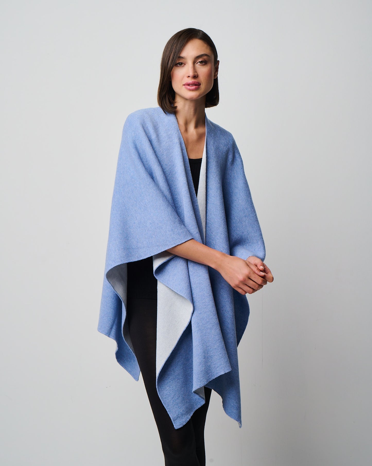 Kiersten Merino/Cashmere Reversible Wrap (W311)