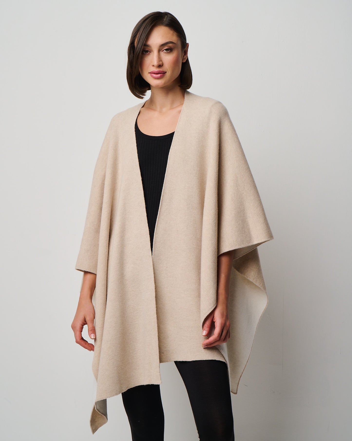 Kiersten Merino/Cashmere Reversible Wrap (W311)