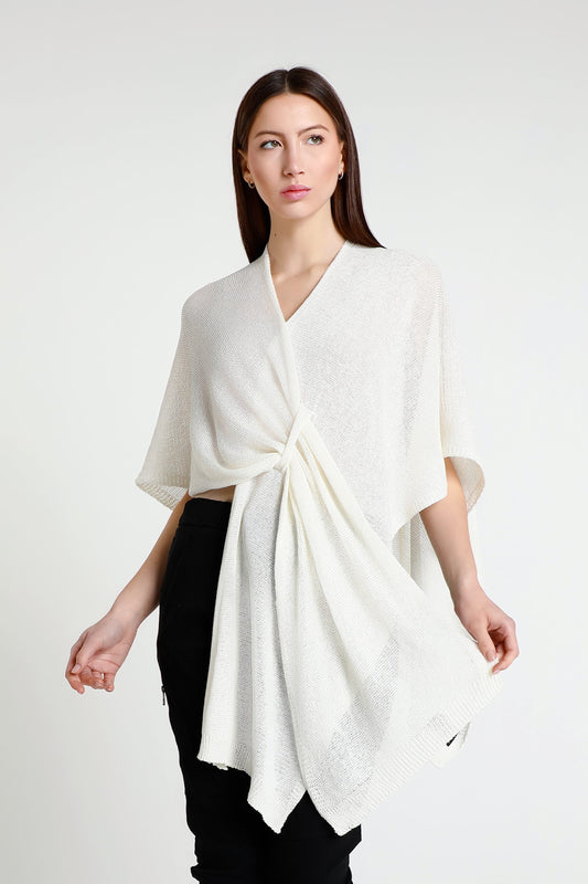 Aliya Multi Way Cotton Wrap 101 Ivory-2