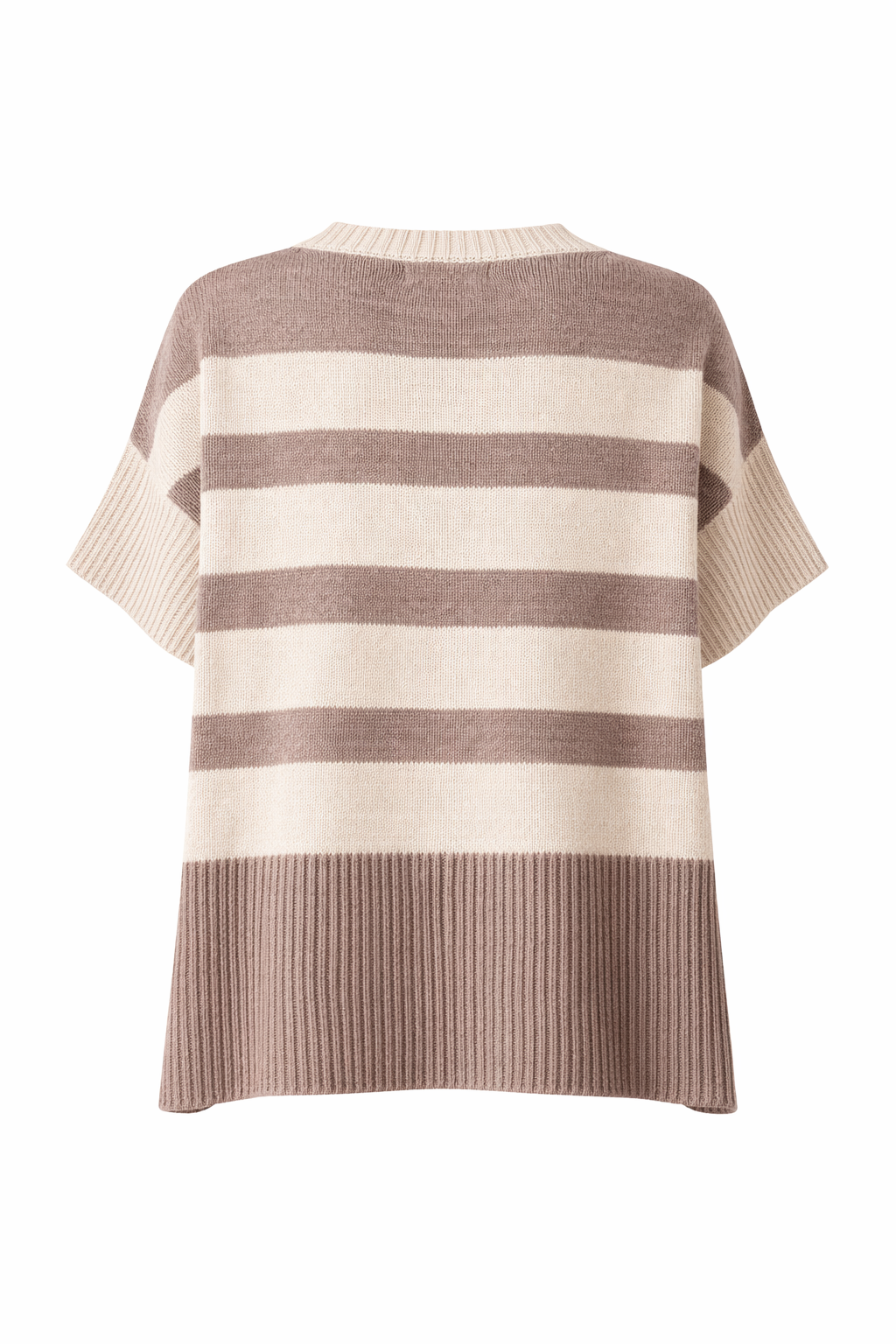 Mare Striped High/Low ECOTEC Sweater