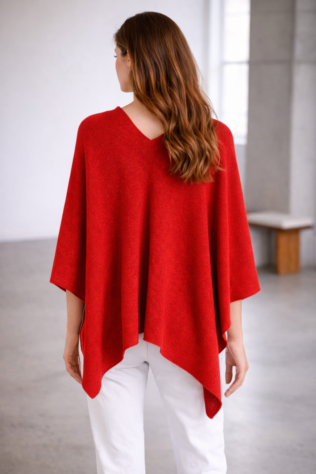 100% Italian Crafted Cashmere Ruana