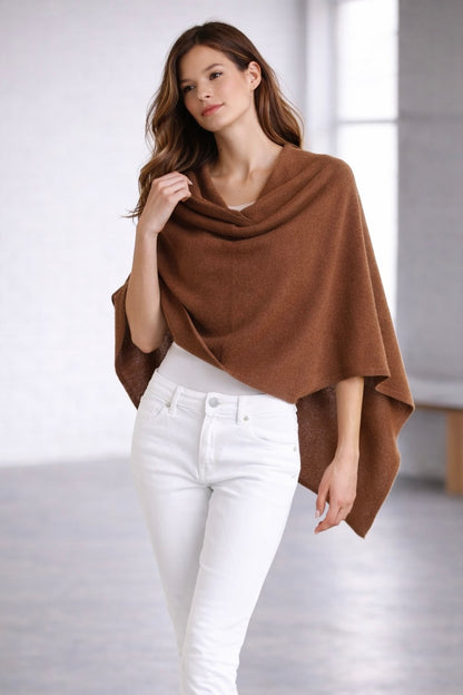 100% Italian Crafted Cashmere Ruana