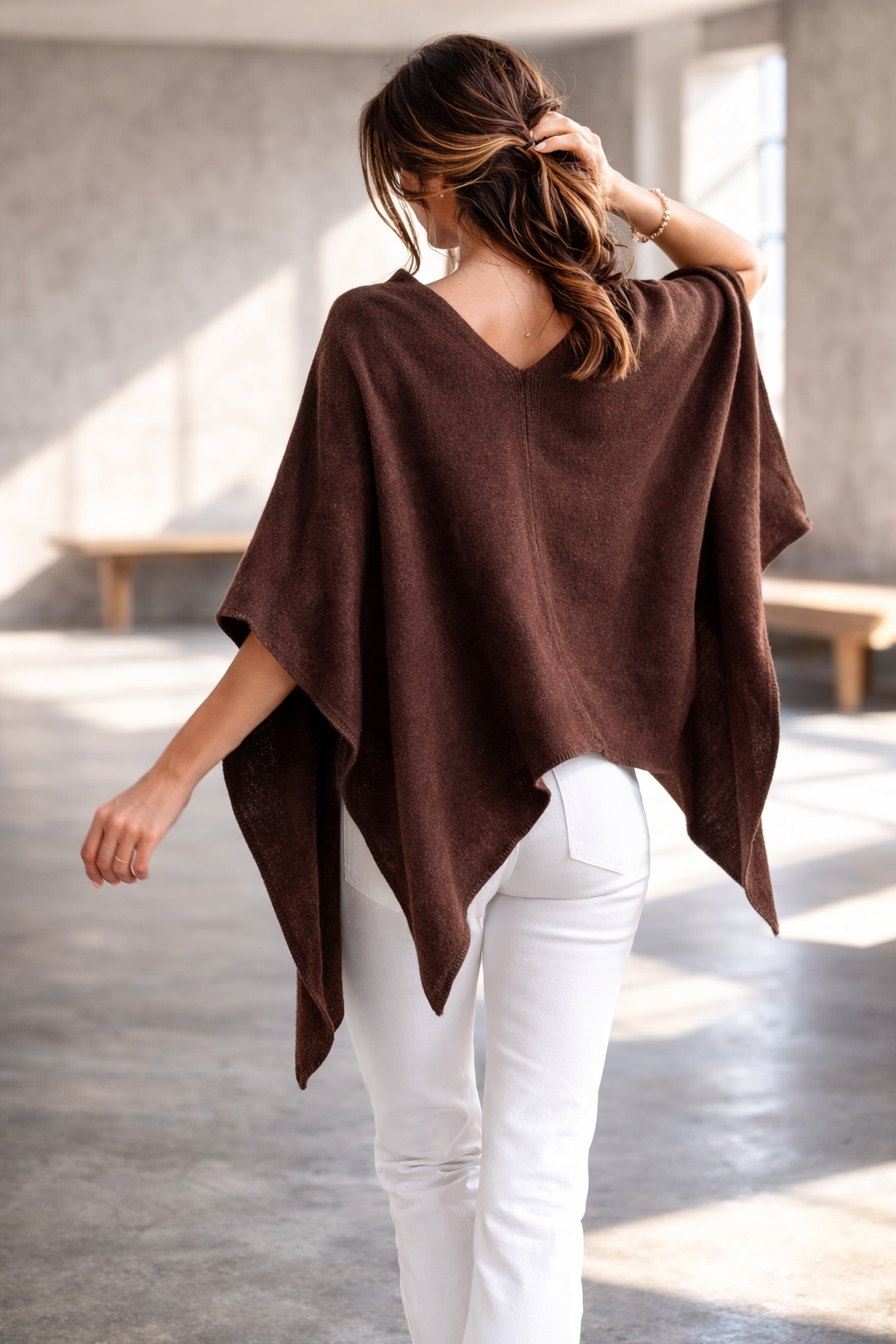 100% Italian Crafted Cashmere Ruana
