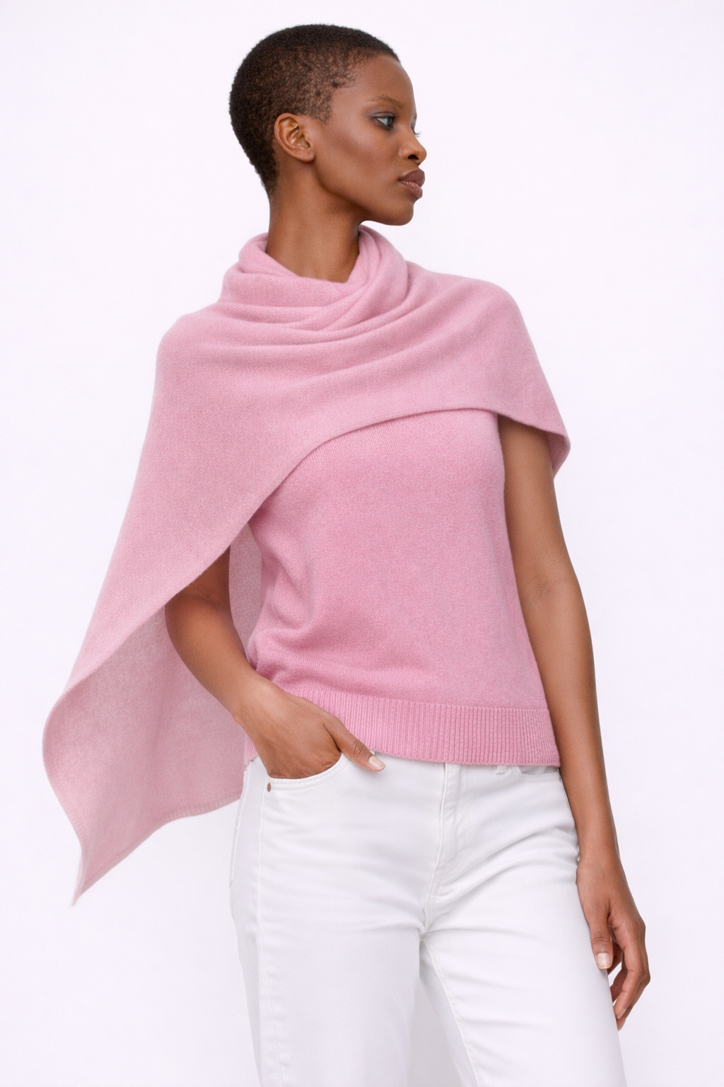 100% Italian Crafted Cashmere Ruana