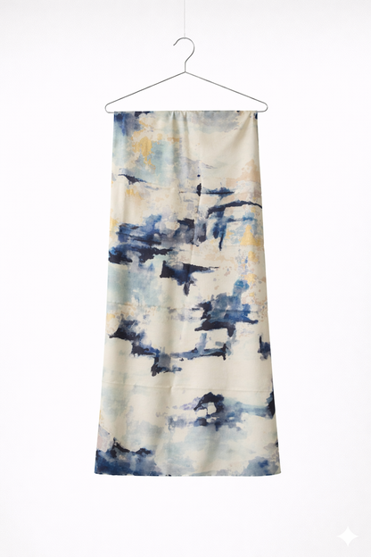 Valentina Hand Painted Premium Cashmere Wrap (W304P)