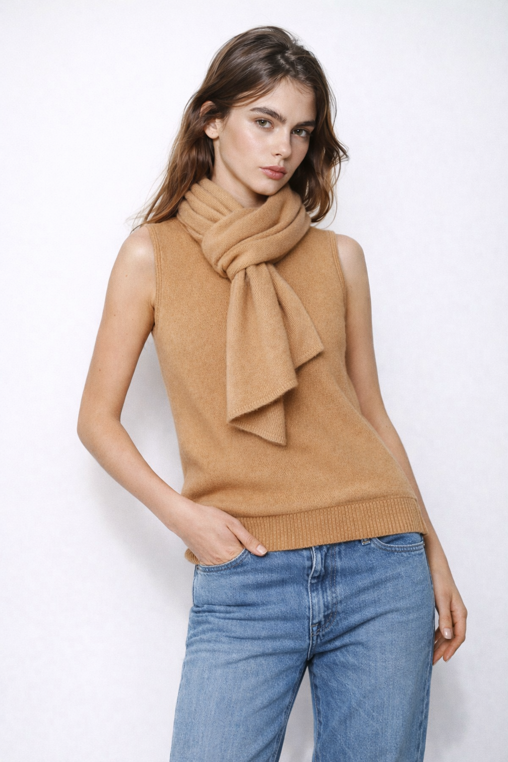 100% Italian Crafted Cashmere Ruana