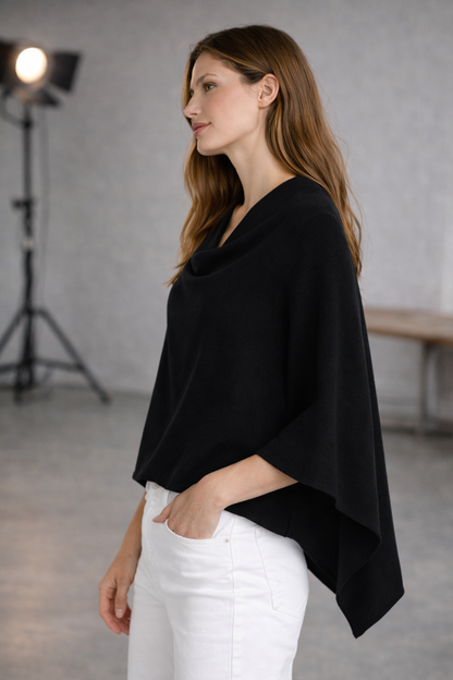 100% Italian Crafted Cashmere Ruana