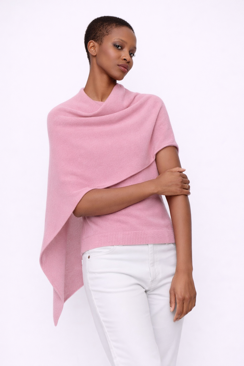 100% Italian Crafted Cashmere Ruana