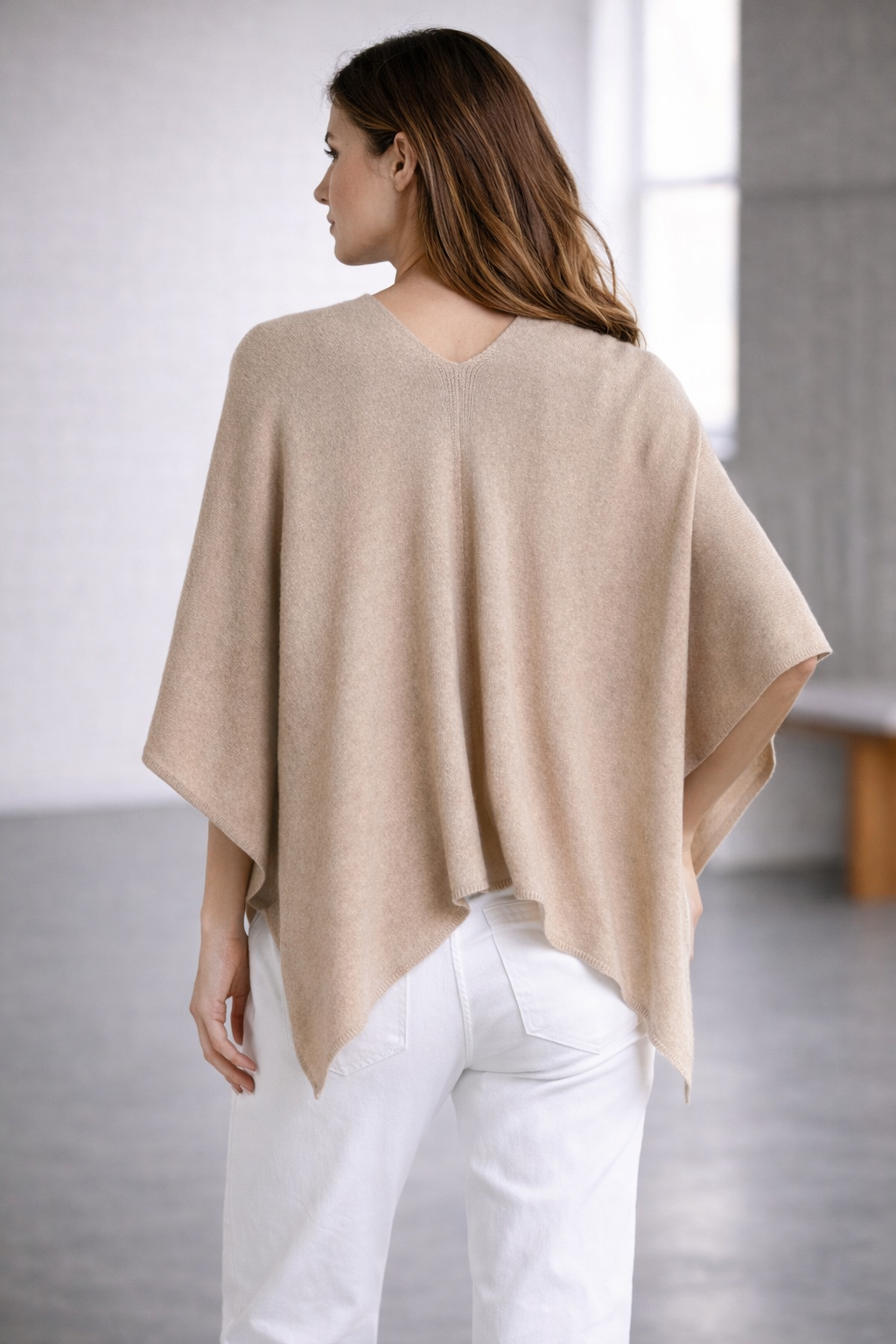 100% Italian Crafted Cashmere Ruana