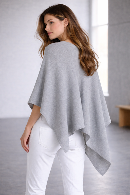 100% Italian Crafted Cashmere Ruana