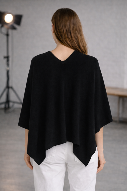 100% Italian Crafted Cashmere Ruana