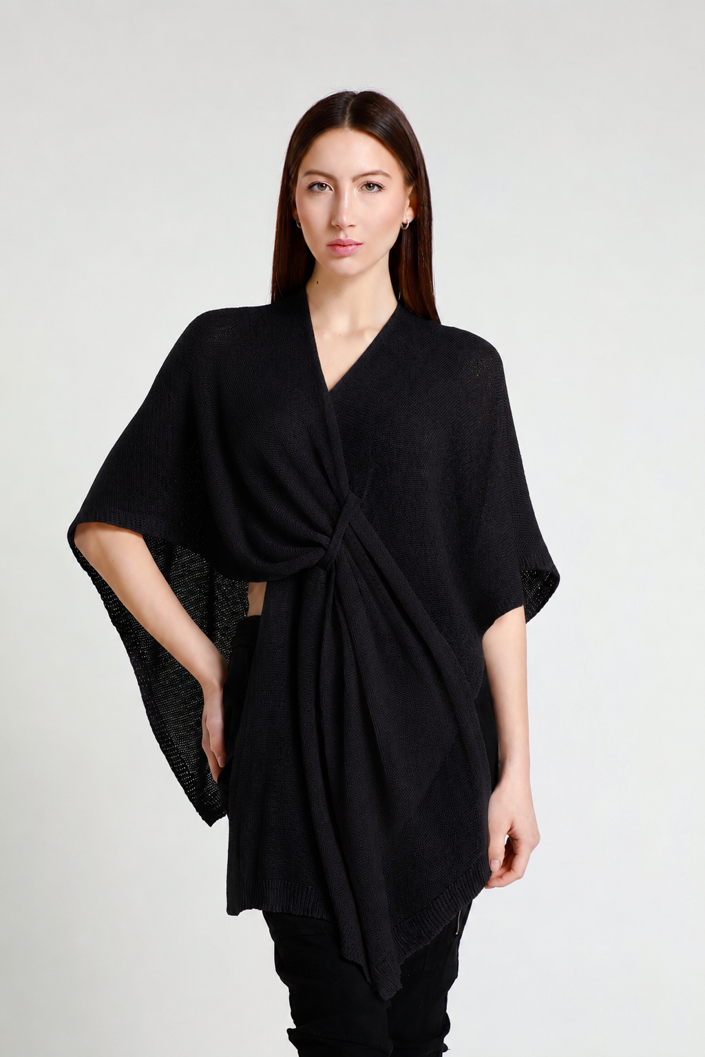 Aliya Multi Way Cotton Wrap 001 Black