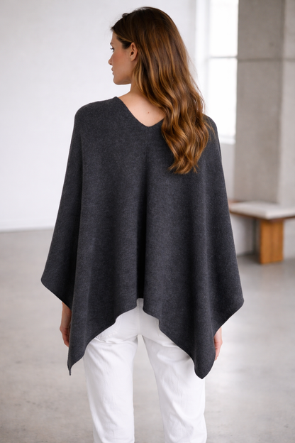 100% Italian Crafted Cashmere Ruana