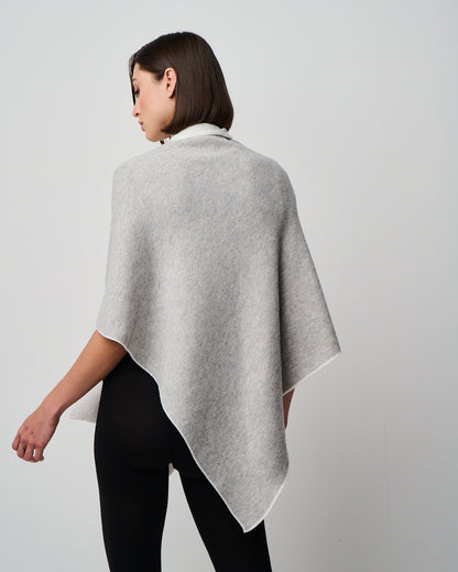Ellen Merino/Cashmere Reversible Wrap with Loop (W303)