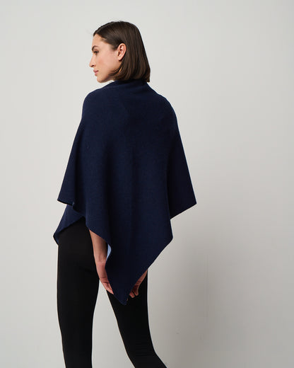 Ellen Merino/Cashmere Reversible Wrap with Loop (W303)