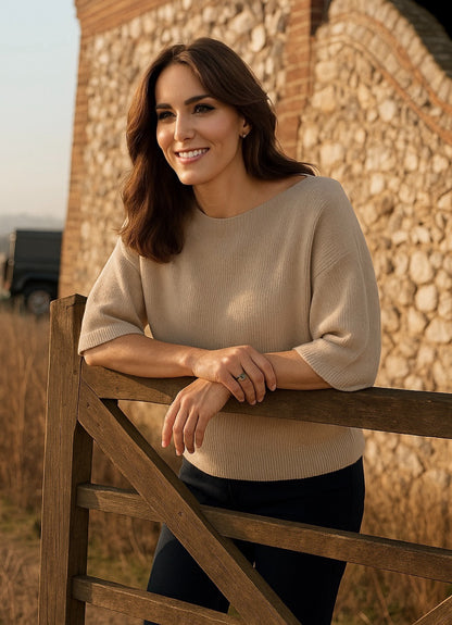 Caterina Ribbed Sweater (BSS303)