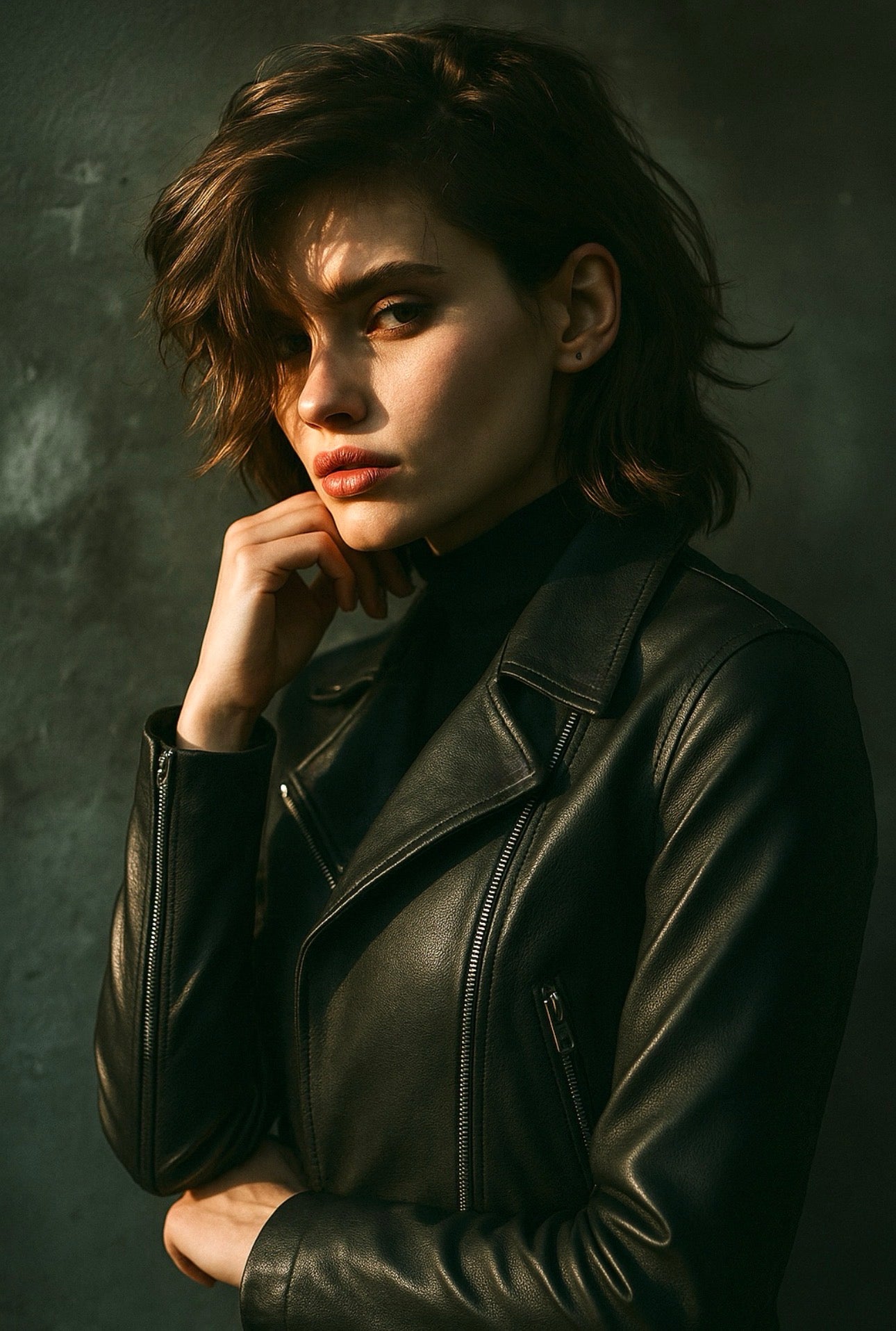 Gia Leather Jacket (JLS702)