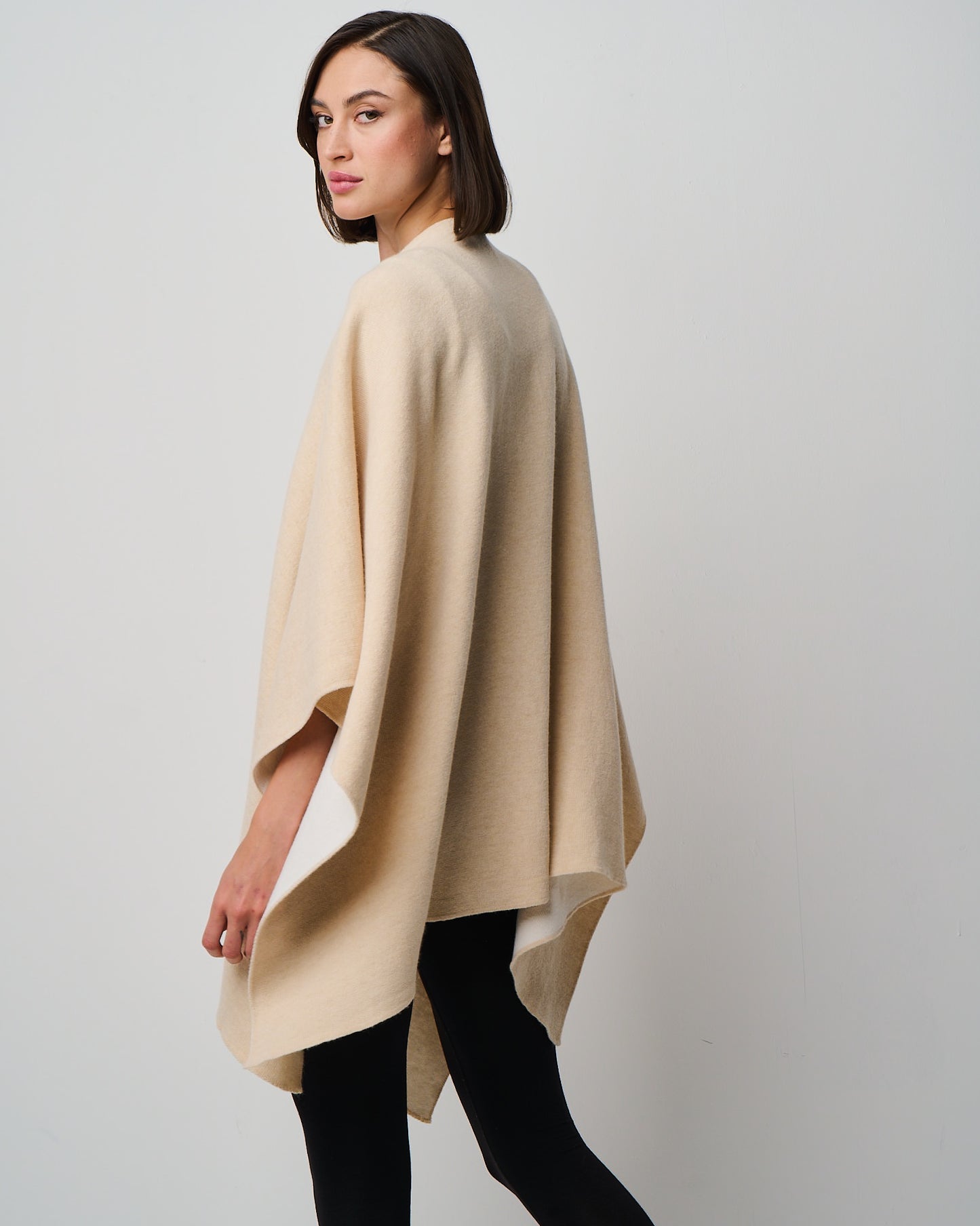 Kiersten Merino/Cashmere Reversible Wrap (W311)