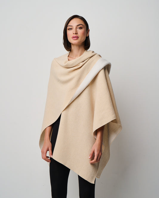 Kiersten Merino/Cashmere Reversible Wrap (W311)