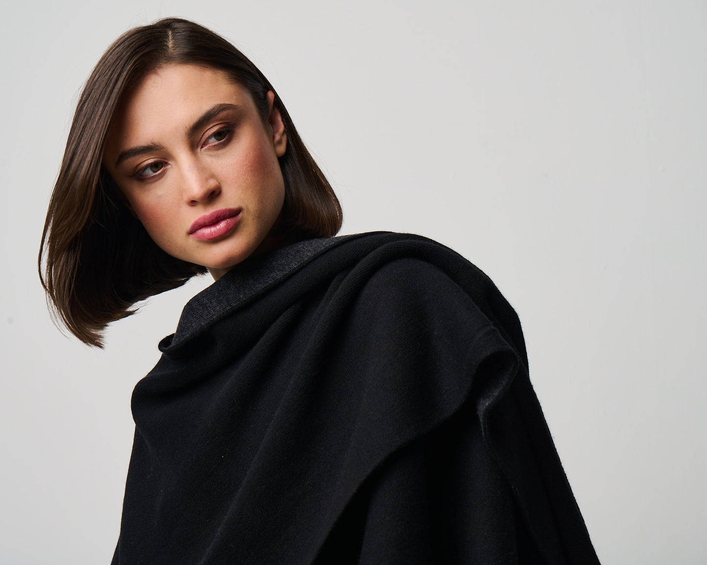 Kiersten Merino/Cashmere Reversible Wrap (W311)