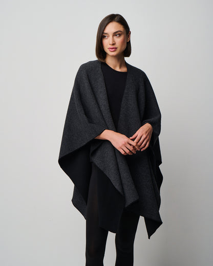 Kiersten Merino/Cashmere Reversible Wrap (W311)