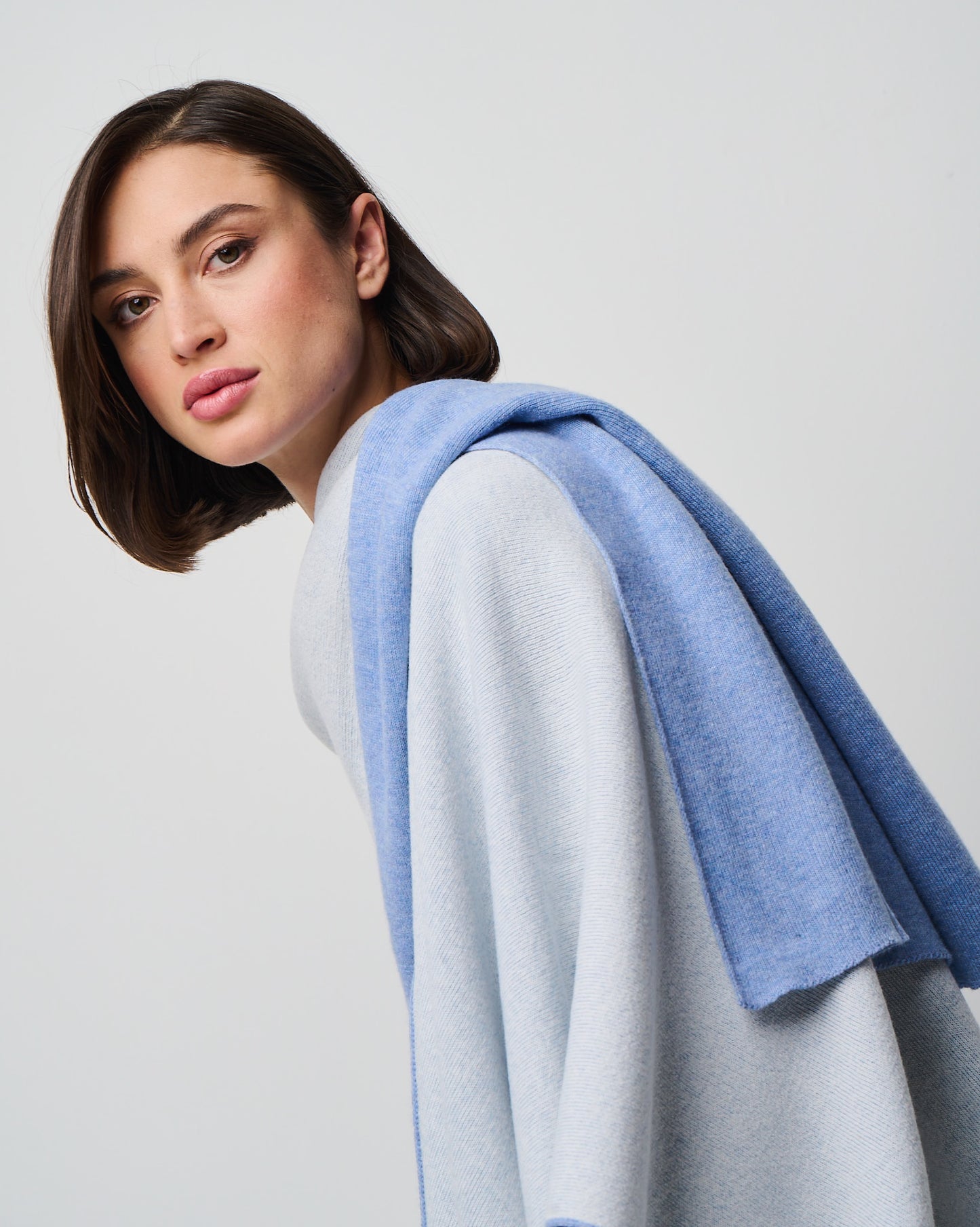 Kiersten Merino/Cashmere Reversible Wrap (W311)