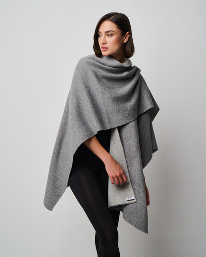 Kiersten Merino/Cashmere Reversible Wrap (W311)