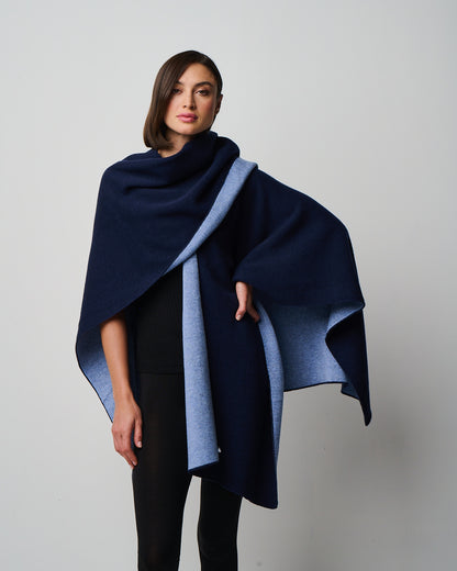 Kiersten Merino/Cashmere Reversible Wrap (W311)