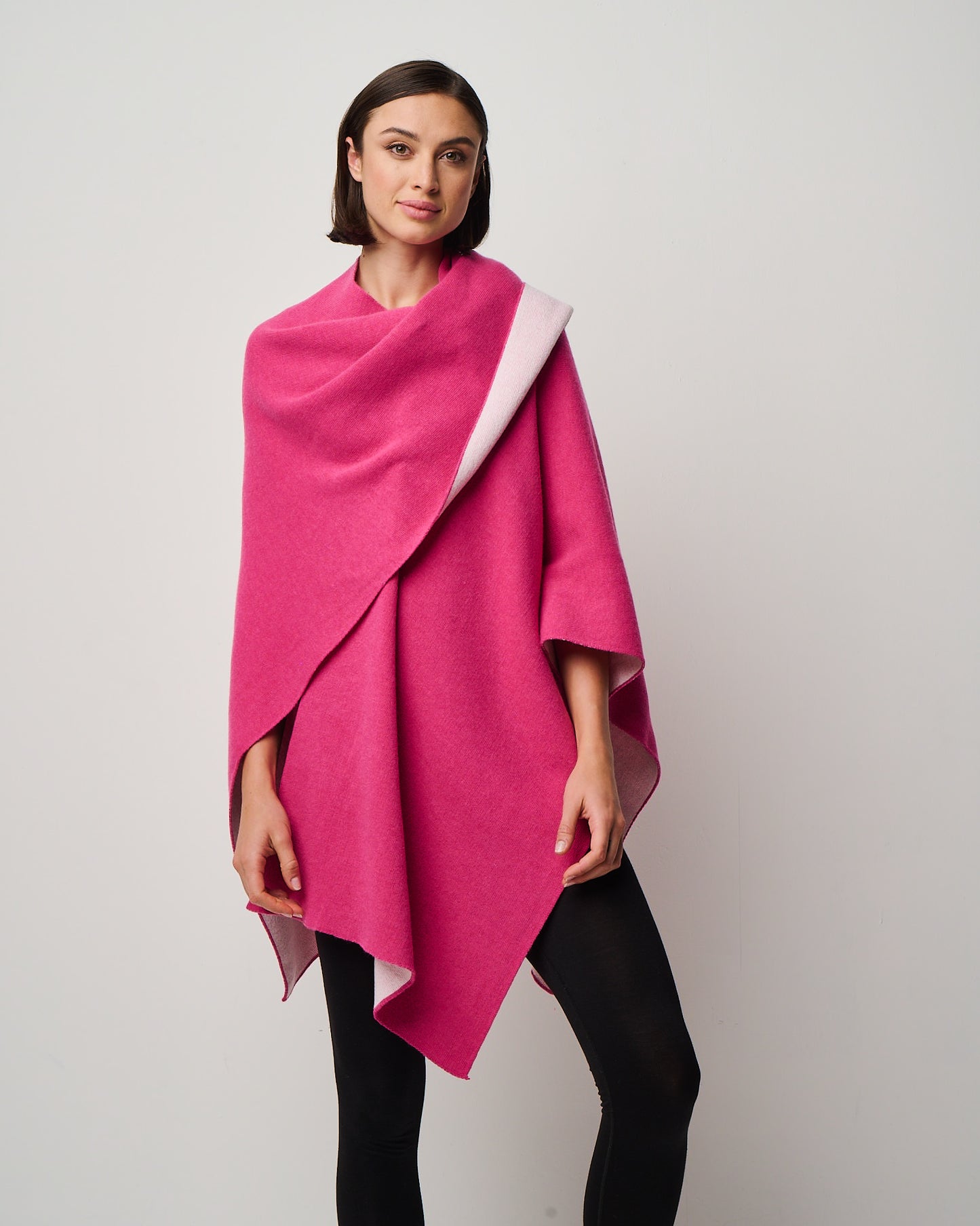 Kiersten Merino/Cashmere Reversible Wrap (W311)