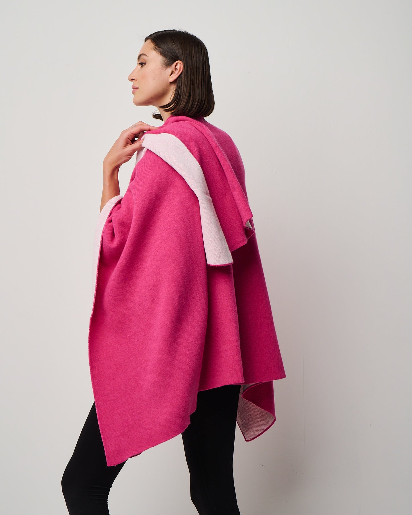 Kiersten Merino/Cashmere Reversible Wrap (W311)