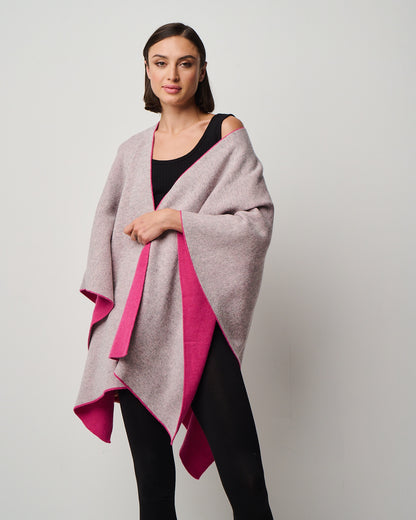 Kiersten Merino/Cashmere Reversible Wrap (W311)