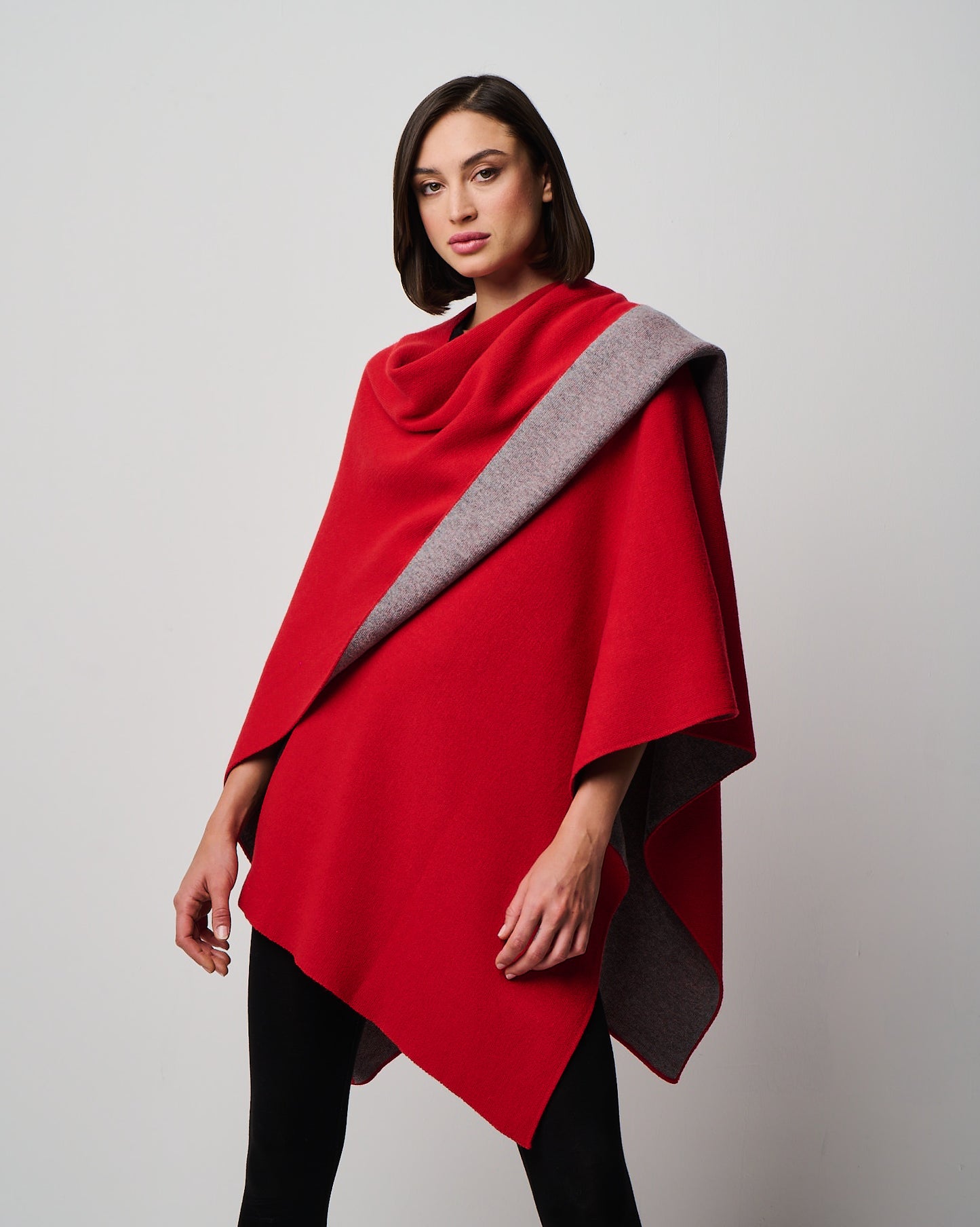 Kiersten Merino/Cashmere Reversible Wrap (W311)