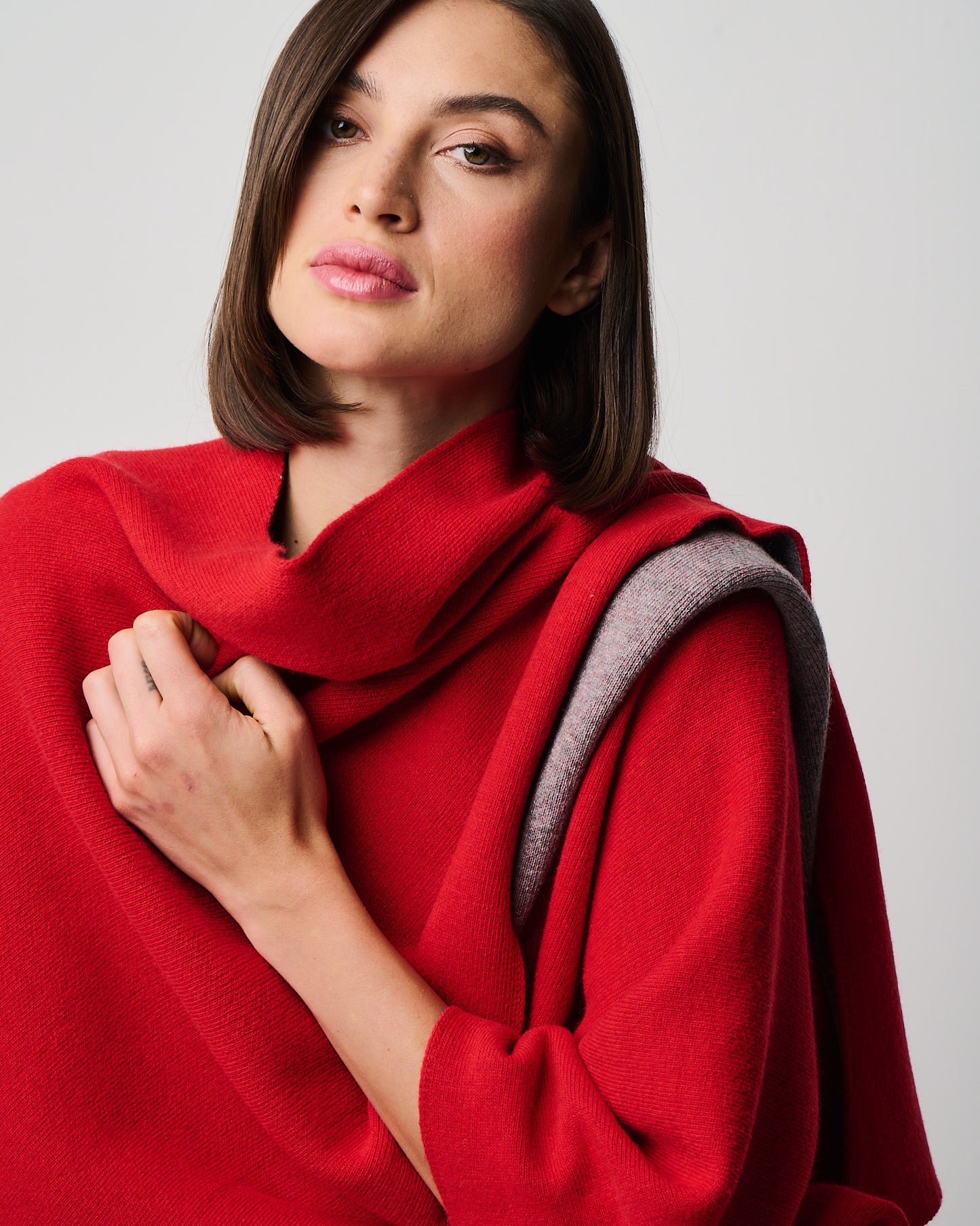 Kiersten Merino/Cashmere Reversible Wrap (W311)