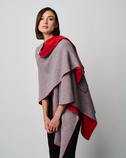 Kiersten Merino/Cashmere Reversible Wrap (W311)