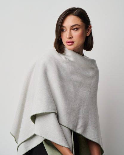 Kiersten Merino/Cashmere Reversible Wrap (W311)