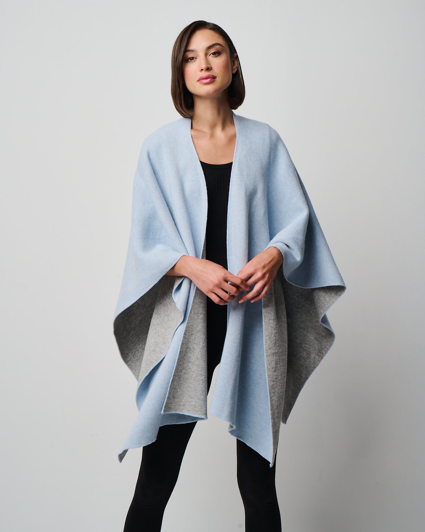 Kiersten Merino/Cashmere Reversible Wrap (W311)