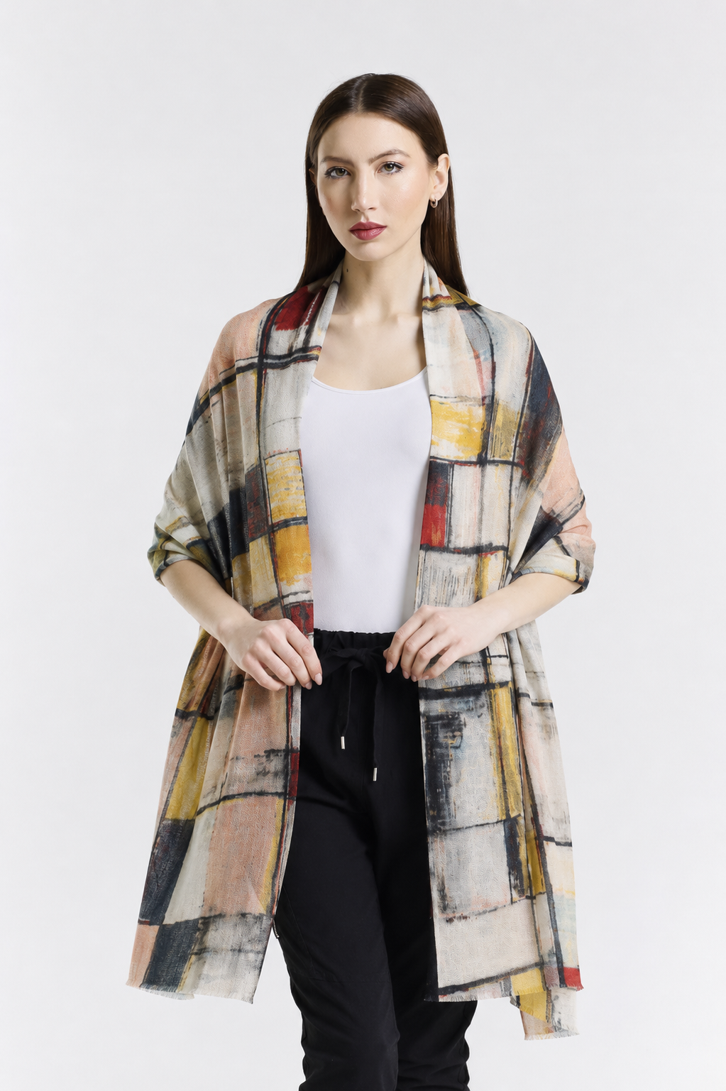 Valentina Hand Painted Premium Cashmere Wrap Print 32-1