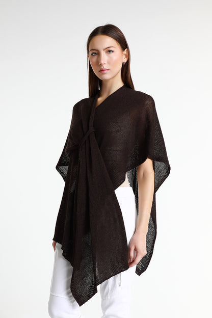 Aliya Multi Way Cotton Wrap 202 Espresso-2