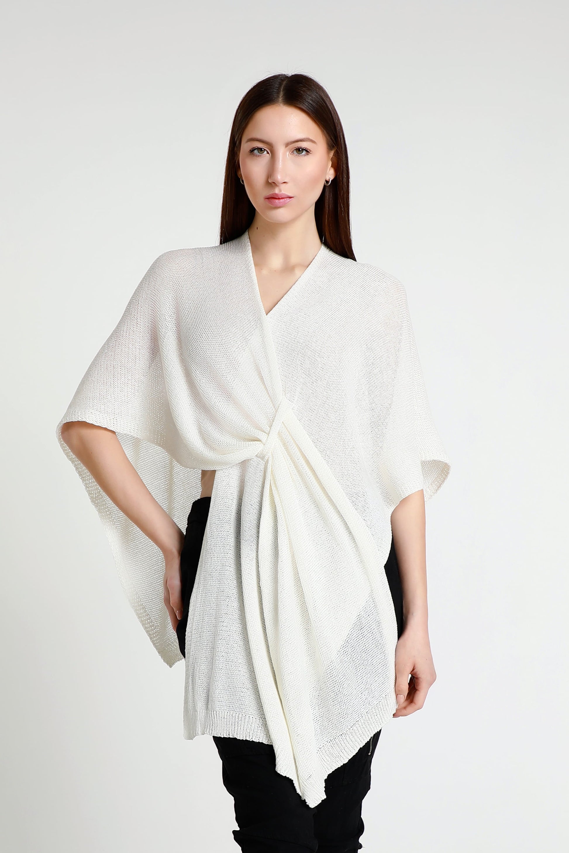 Aliya Multi Way Cotton Wrap 101 Ivory-1