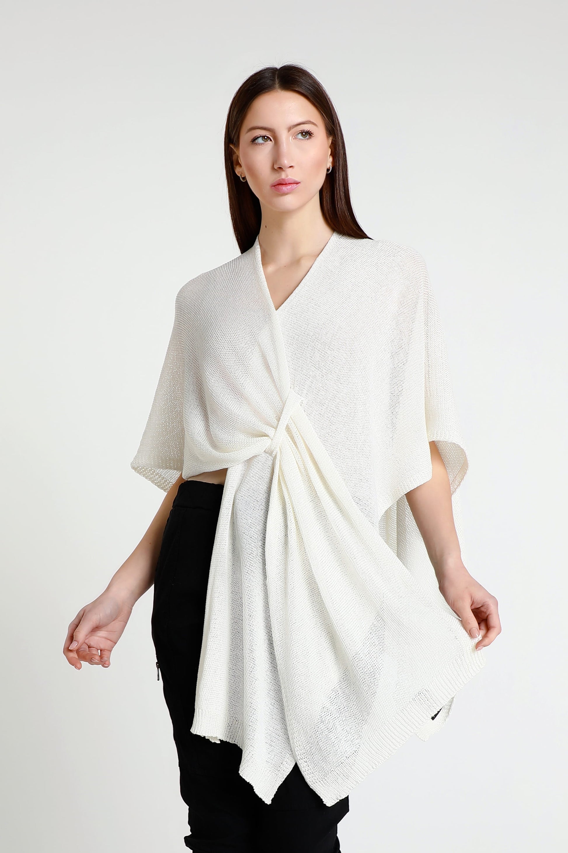 Aliya Multi Way Cotton Wrap 101 Ivory-2