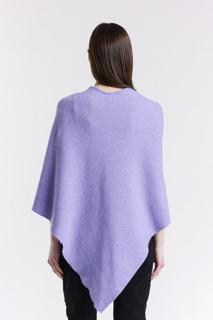 Ellen Merino/Cashmere Reversible Wrap with Loop 537 Lilac/Cream-5