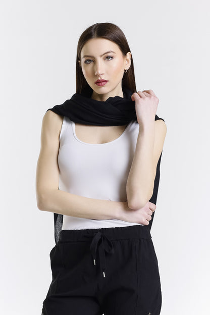 Valentina Premium Cashmere Wrap 001 Black-3