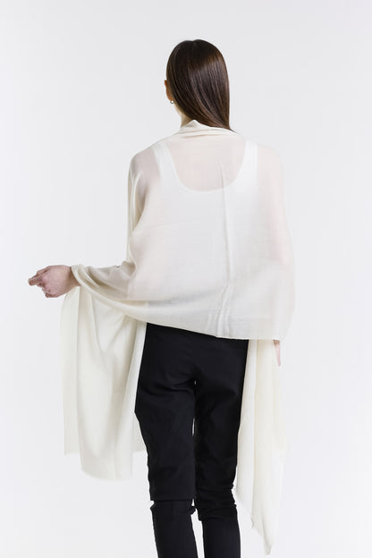 Valentina Premium Cashmere Wrap 120 Off White-4