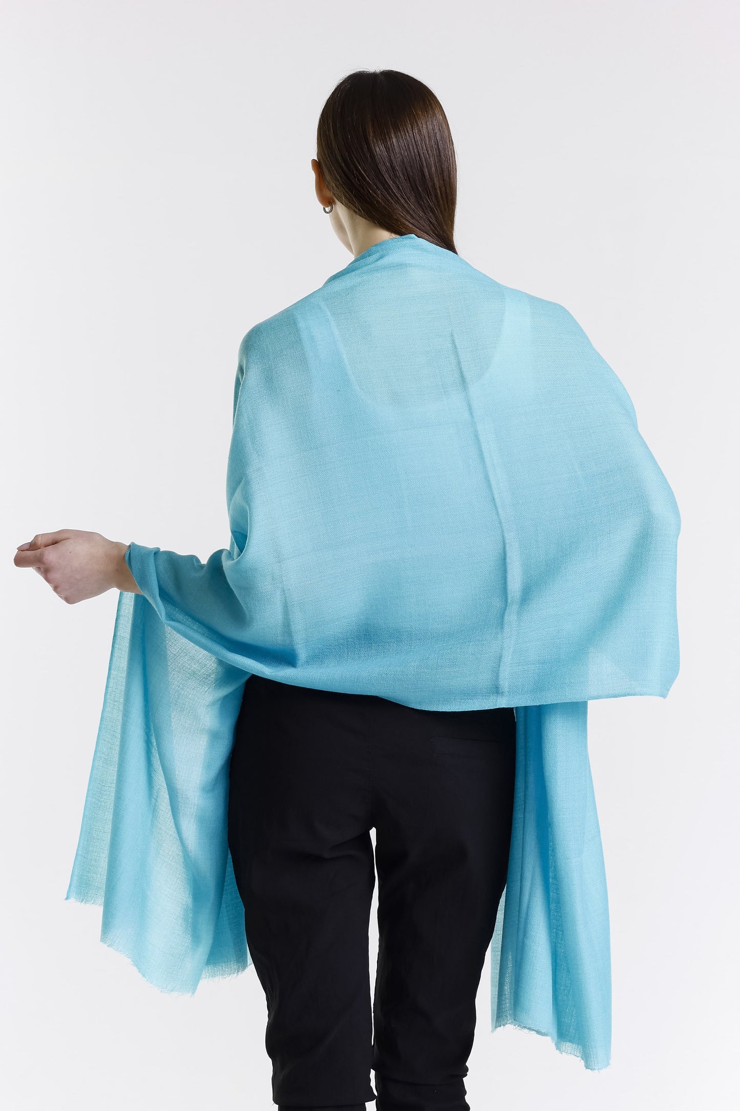 Valentina Premium Cashmere Wrap 430 Sky Blue-4