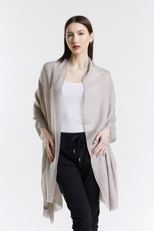 Valentina Premium Cashmere Wrap 925 Lt Beige-1