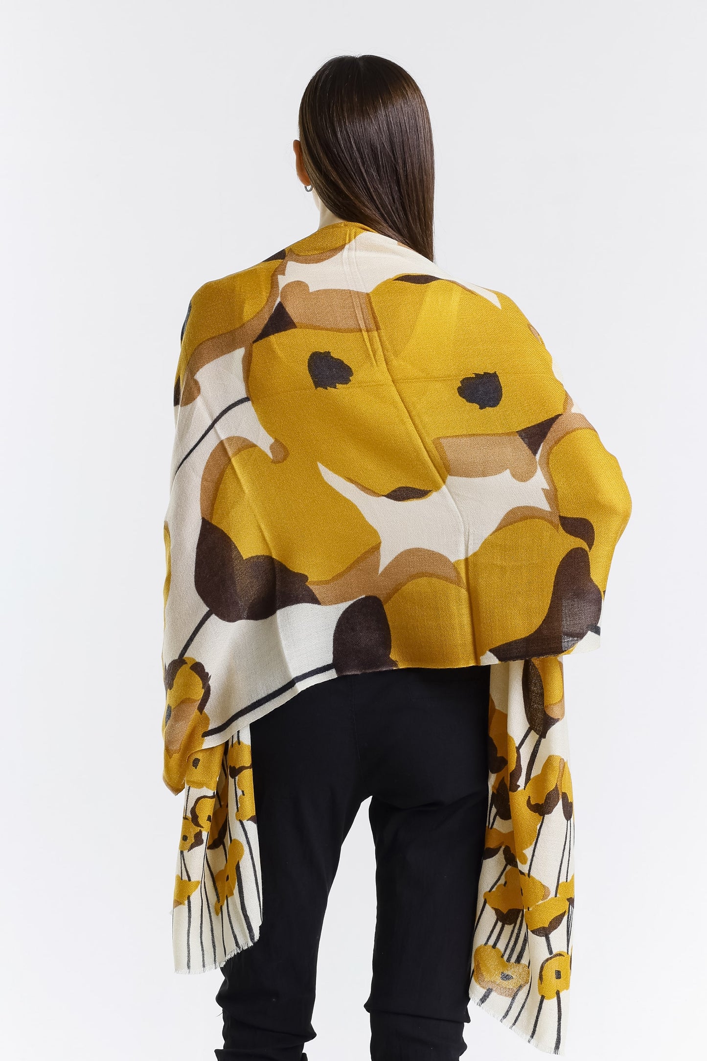 Valentina Hand Painted Premium Cashmere Wrap (W304P) print 15-2