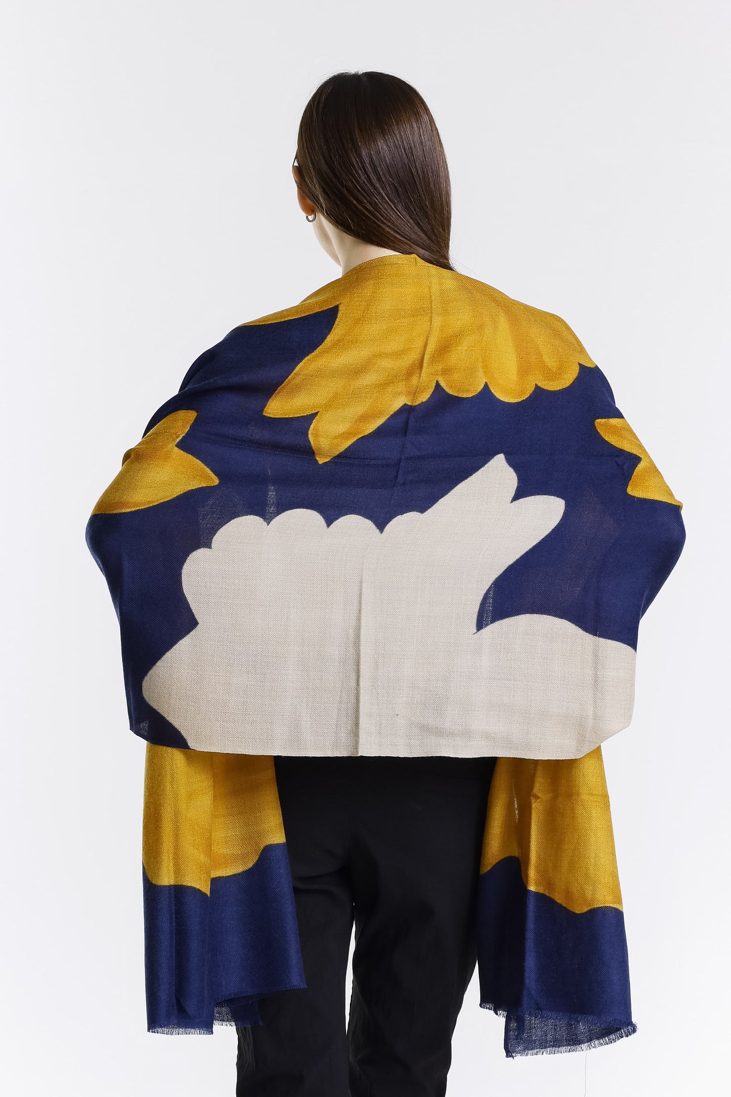 Valentina Hand Painted Premium Cashmere Wrap (W304P) print 16-2