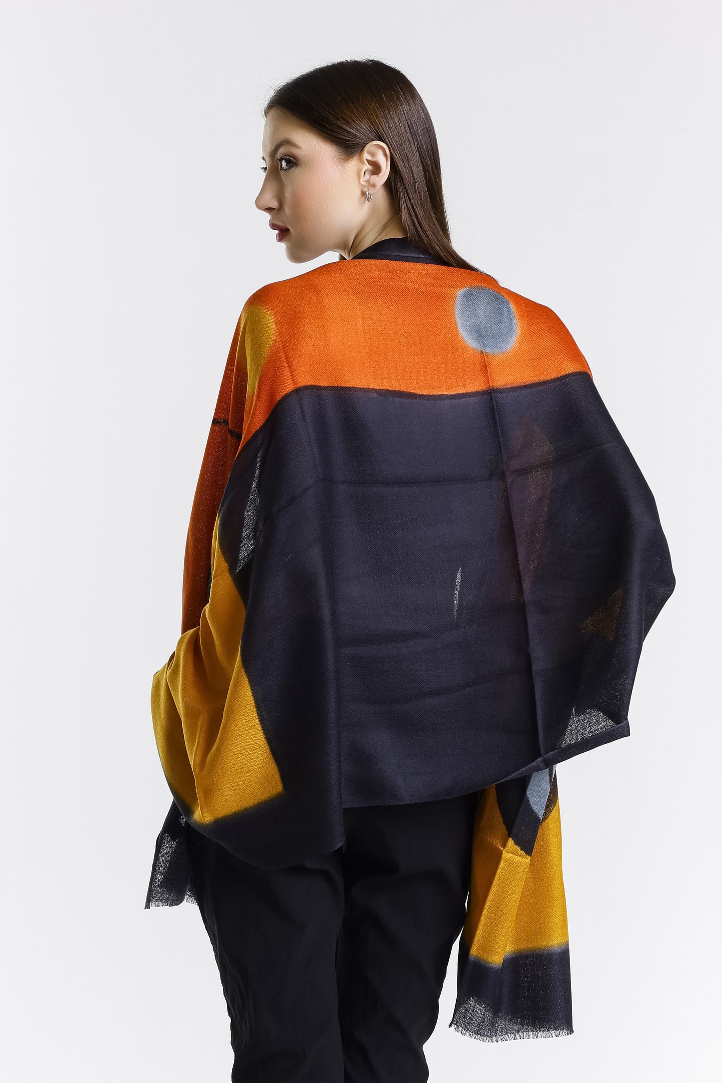 Valentina Hand Painted Premium Cashmere Wrap (W304P) print 18-2