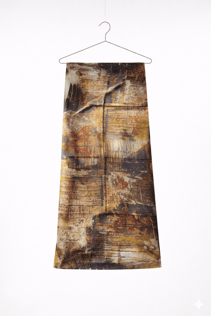 Valentina Hand Painted Premium Cashmere Wrap (Print 25)