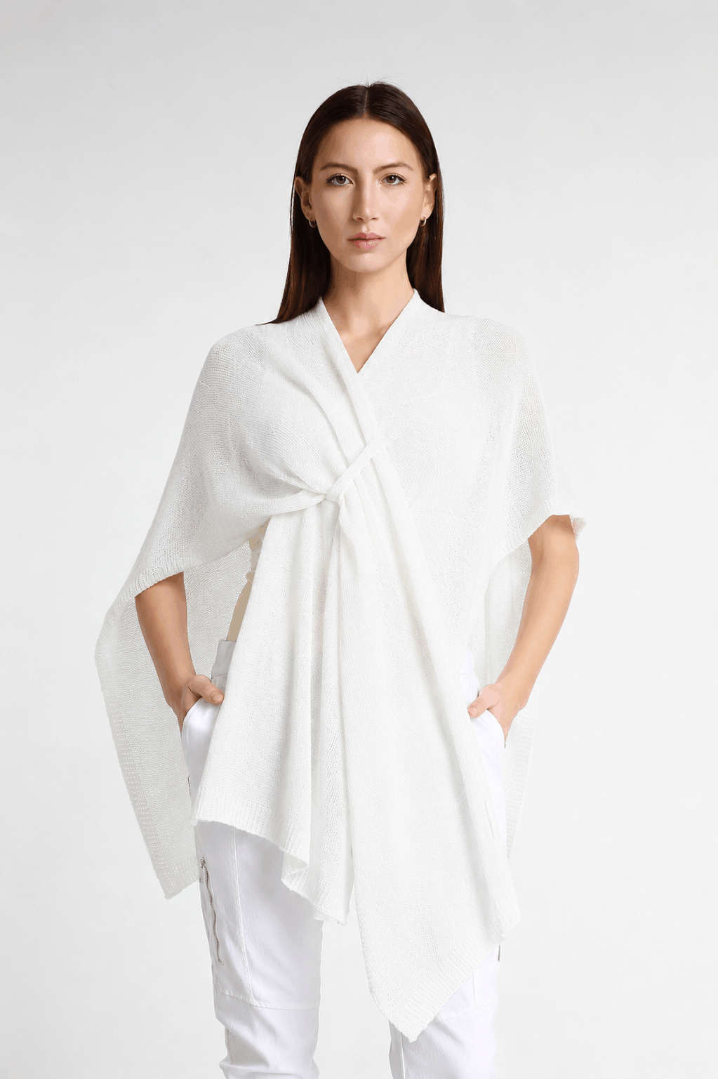 Aliya Multi Way Cotton Wrap 100 White-1